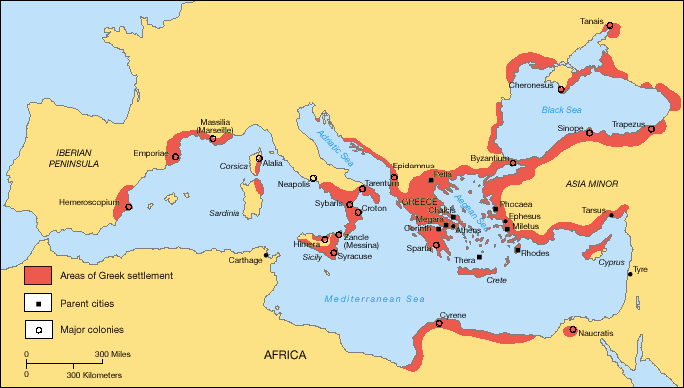 Den grekiska världen under Antiken