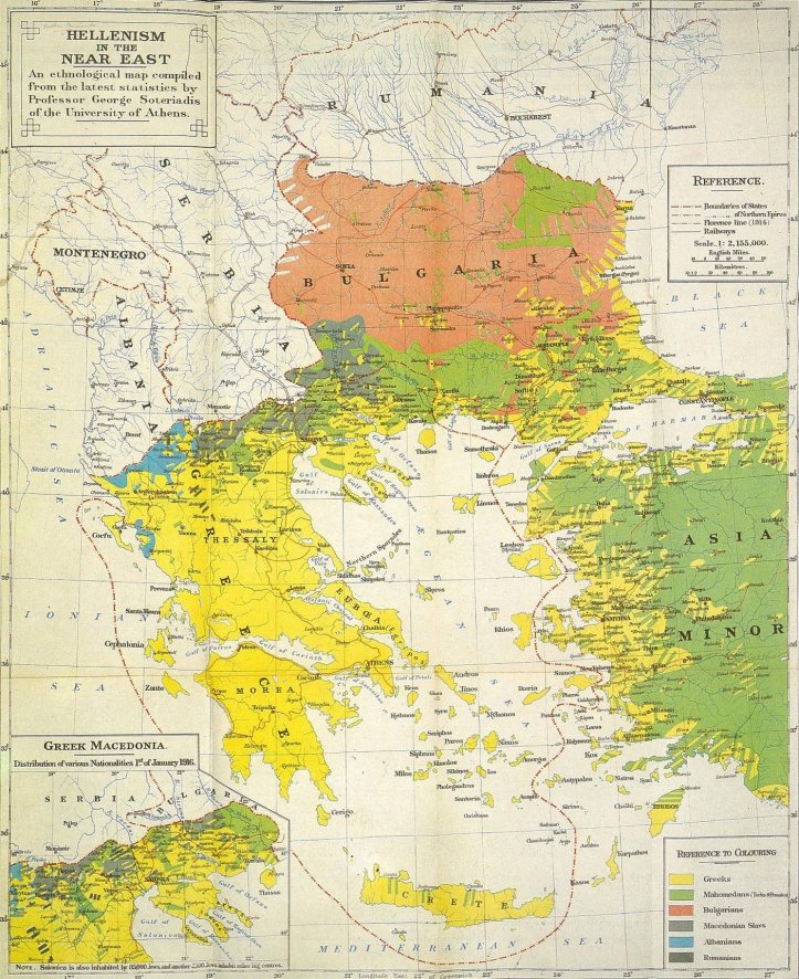 Den etniska kartan 1918